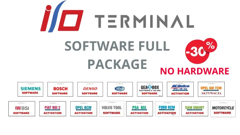 I/O TERMINAL I/O TERMINAL SOFTWARE FULL PACKAGE