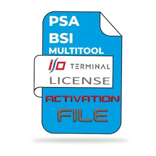 I/O TERMINAL LICENCIA BSI de PSA , io terminal
