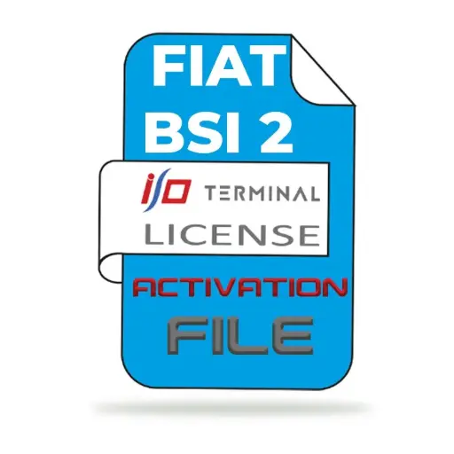 I/O TERMINAL LICENCIA FIAT BSI 2 , io terminal 