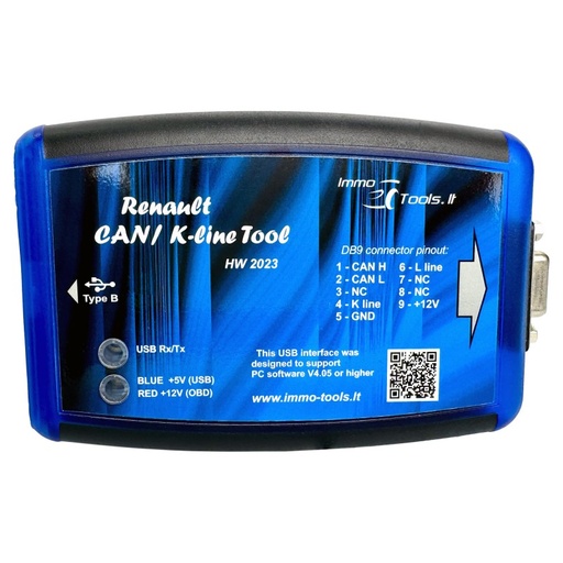 Renault ECUTool CAN/K-line ECU Tool